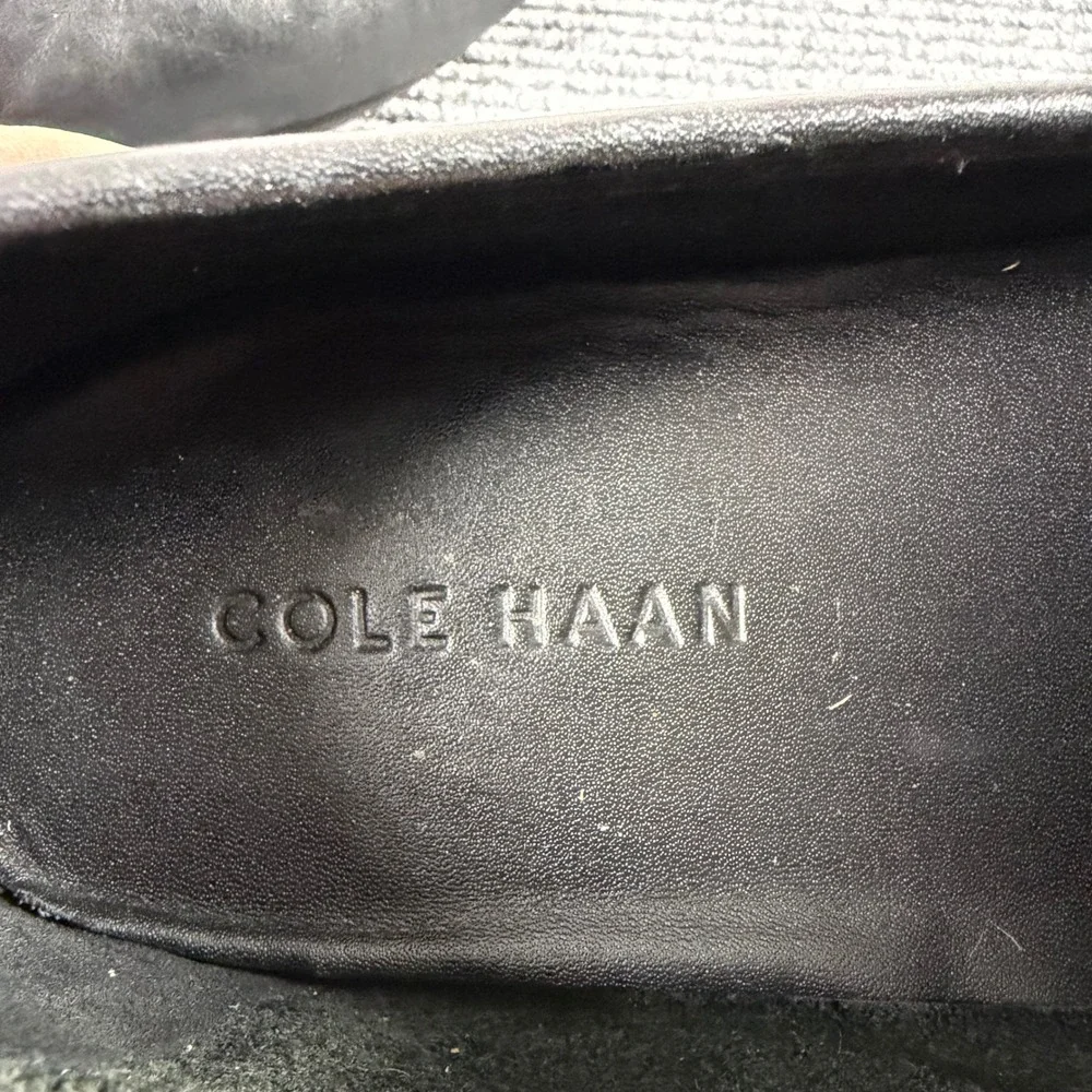 Cole Haan Grant Bit Loafers Mens 8M Black Leather Driving Mocs